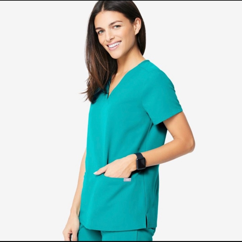 FIGS Limited Edition Teal Top